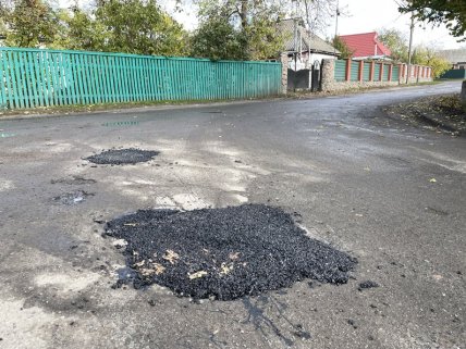 отремонтированная дорога