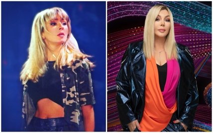 Ірина Білик у молодості і зараз