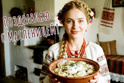 поздравляю с масленицей открытка
