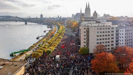 Акція у Кельні була припинена поліцією