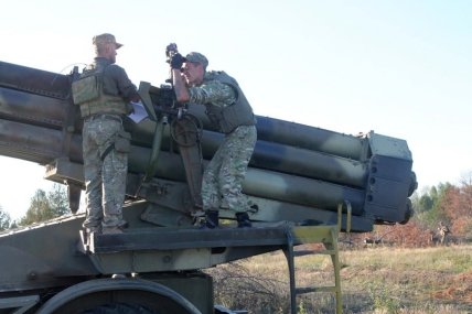 В Черниговской области провели стрельбы "Ураганов"