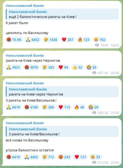 Повідомлення щодо атаки росіян по Василькову