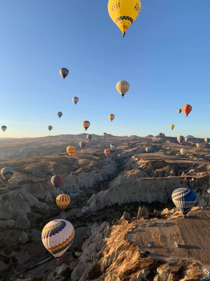 Экскурсии на воздушных шарах в Каппадокии - впечатляющее зрелище