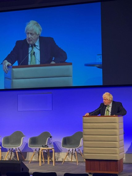 Виступ Бориса Джонсона на "Саміті Свободи" у Лондоні