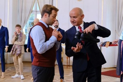 Кадр из польского сериала "Слуга народа"