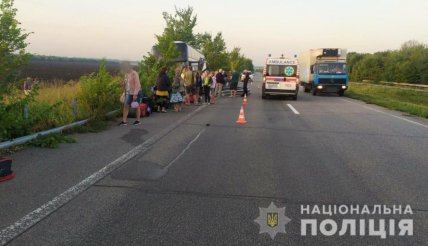 автобус Харьков Лазурное ДТП