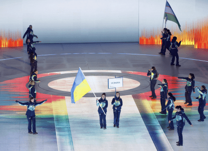 Флаг Украины на Паралимпийских играх 2026