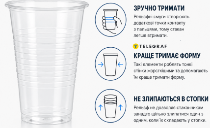 Зачем одноразовым пластиковым стаканчикам делают рельефные стенки
