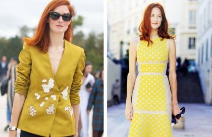 Тейлор Томасі Хілл / Рудий колір волосся: жовтий