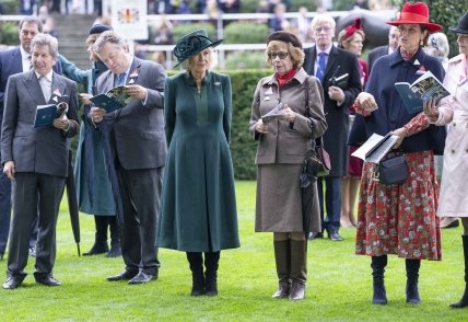 камилла в изумрудном пальто