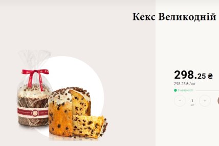 Цены на паски в Рошен