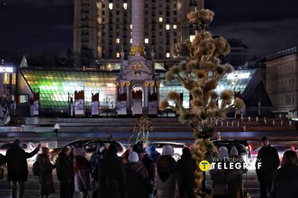 Святвечір на Майдані Незалежності в Києві 24.12.2025