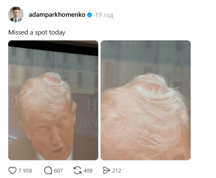 Трамп волосся