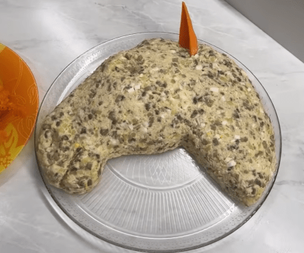 Как приготовить салат Конь - пошаговый рецепт с фото и видео