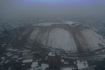 Разрушенная крепость в Газиантепе