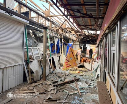 Росія вдарила по ринку у Нікополі 4.04.2026