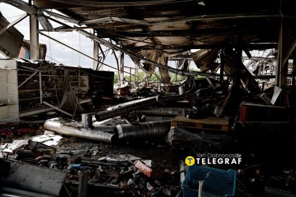 Росіяни поцілили в Еко маркет в Краматорську