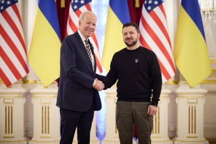 Зеленський та Байден в Києві 20.02.2023
