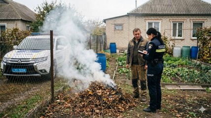 Спалювання листя