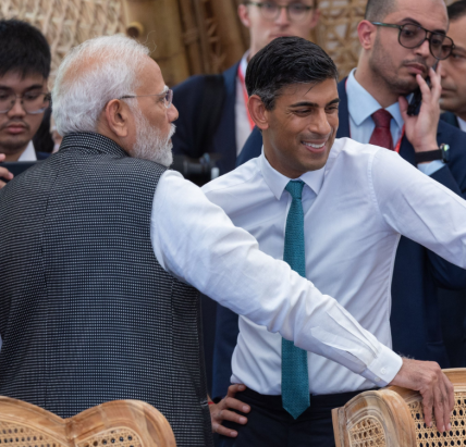 Нарендра Моде и Риши Сунак
