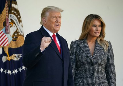 Меланія і Дональд Трамп на публіці