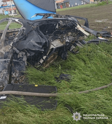 Авто после ДТП блоггера Vikunciy