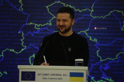 Владимир Зеленский на саммите Украина-ЕС