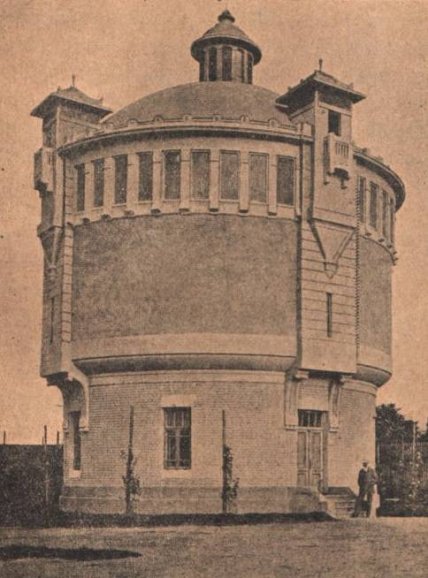 Водонапорная башня в 1910 году