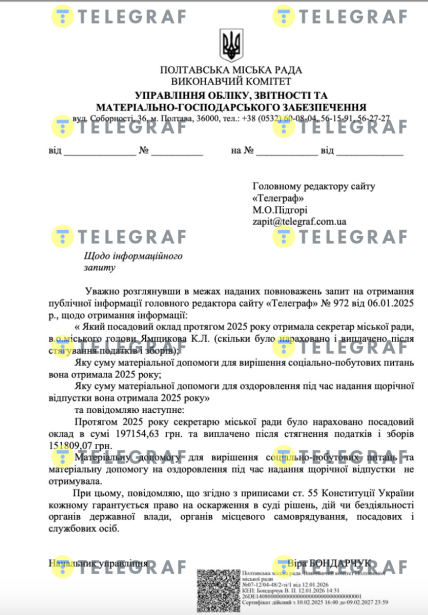Какую зарплату в 2025 году получила Ямщикова Екатерина
