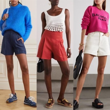 Стильні образи із шортами