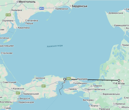 Станица Полтавская на карте