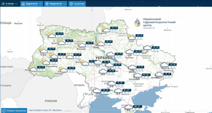 Какая в Украине будет погода 4 января