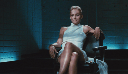 Шерон Стоун у фільмі "Основний інстинкт"