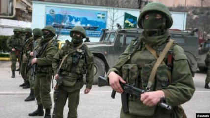 Российские войска оккупировали Крым без опозновательных знаков