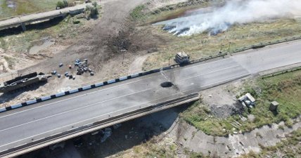 Чонгарський міст після атаки