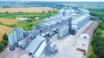 Зерновые элеваторы.