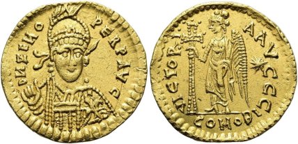 Золотий солід італійського короля Одоакра