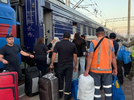 Евакуація цивільного населення з Донеччини, 23 вересня 2025 року