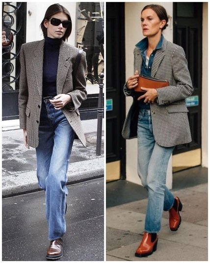 Образы с пиджаками гусиная лапка