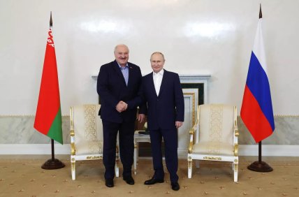 Олександр Лукашенко та Володимир Путін