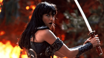 Люси Лоулесс в роли Ксены