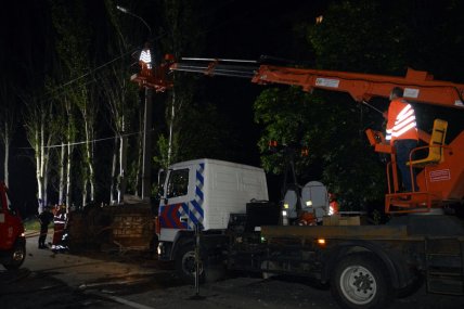 ДТП на Набережной Победы Днепр ночью 17.06.2021 с пострадавшими