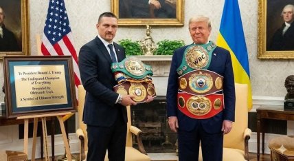 Усик встретился с Трампом