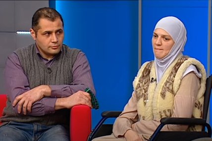 Алла Абдуллаева с мужем