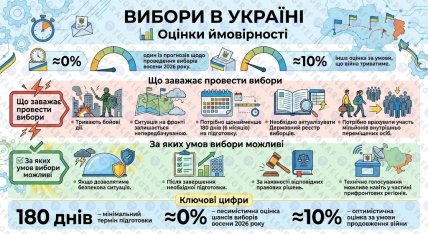 Вибори в Україні: оцінки ймовірності для 2026 року
