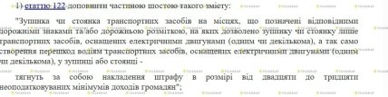 Стаття 122 КУпАП