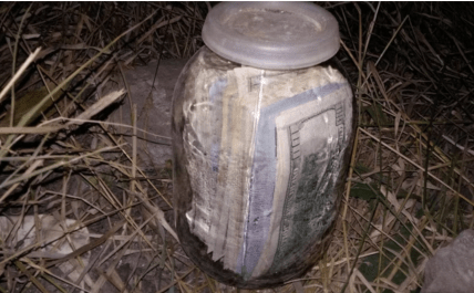 Чаус зарыл деньги в банках в огороде