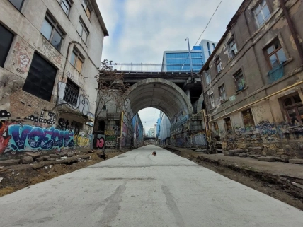 Строгановский мост на Европейской улице в Одессе