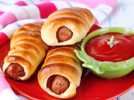 Рецепт вкусных сосисок в тесте
