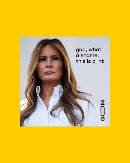 шутка о реакции Мелании Трамп